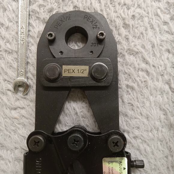 Apollo PEX Crimp Tool Kit 1/2" Crimp Adjustment Wrench - Picture 2 of 7
